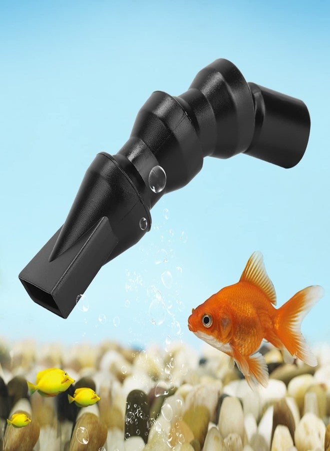 Sunicon Flexible Aquarium Duck Flat Nozzle,360°Fish Rotating Water Outlet Aquarium Outflow End Plumbing Fitting (25mm Flat Duckbill) - Image 3